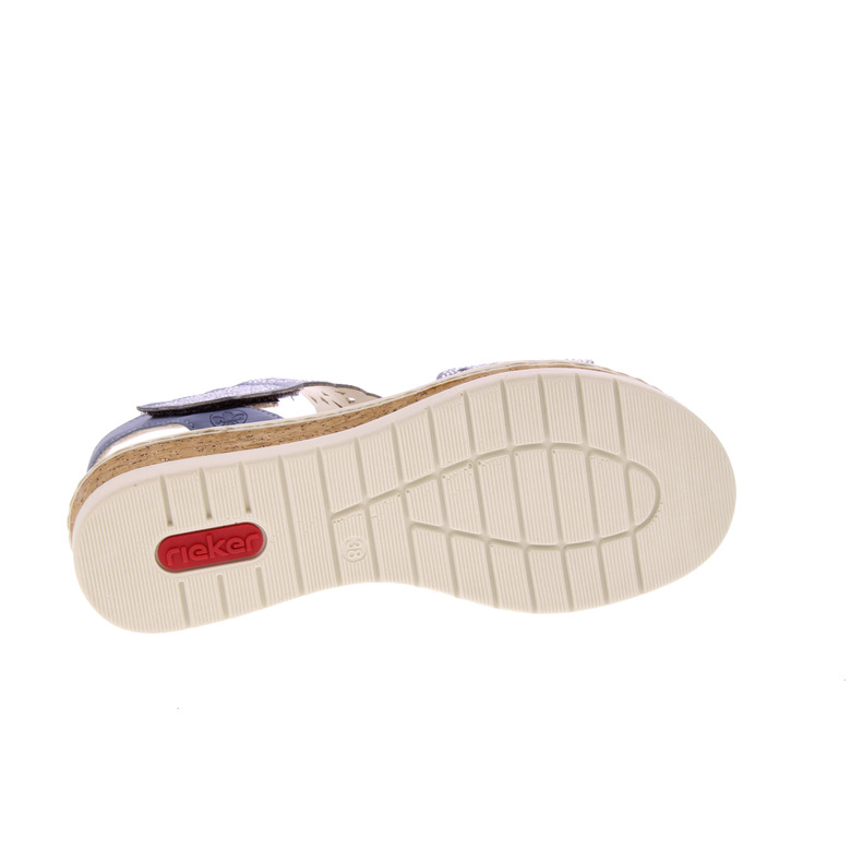 Rieker sandalen blauw 5