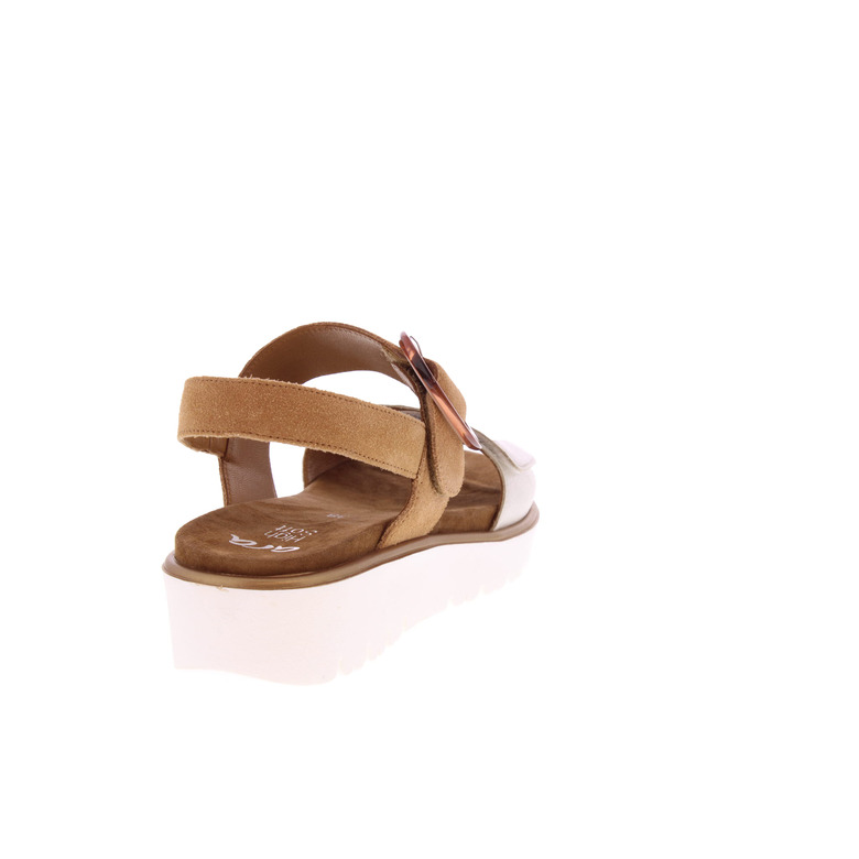 Ara sandalen camel 4