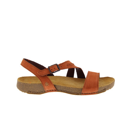 Art sandalen oranje