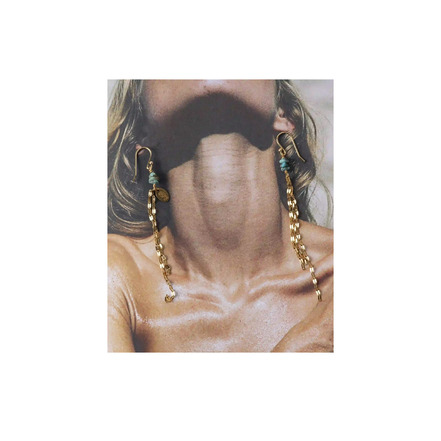 Murielle Perrotti earrings gold