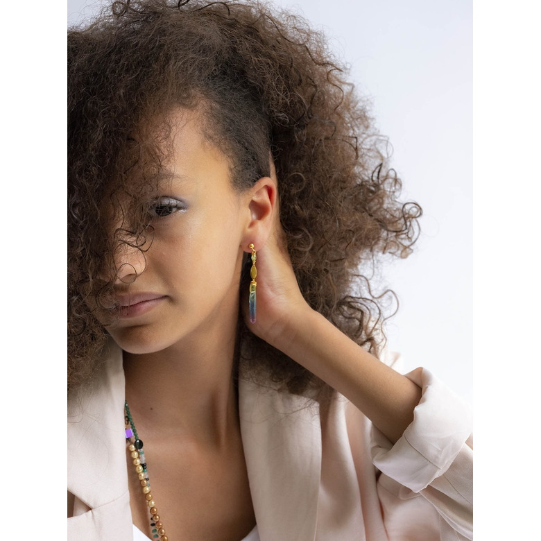 Murielle Perrotti boucles d'oreilles multicolor 2