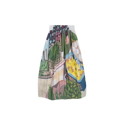 Talking Walls skirt multicolor