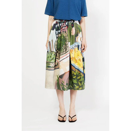 Talking Walls skirt multicolor