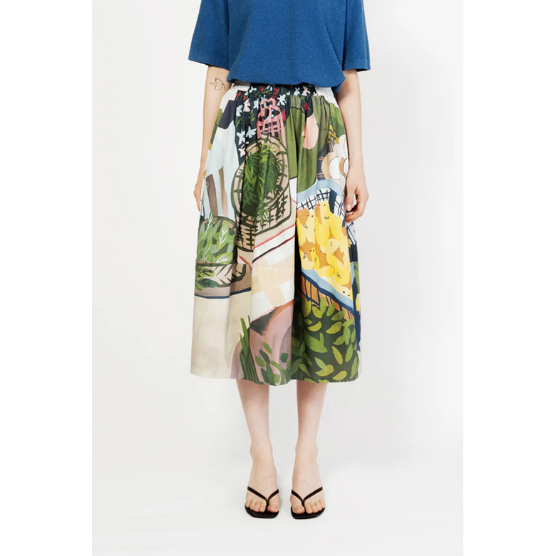 Talking Walls skirt multicolor 2