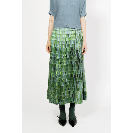 Talking Walls skirt green