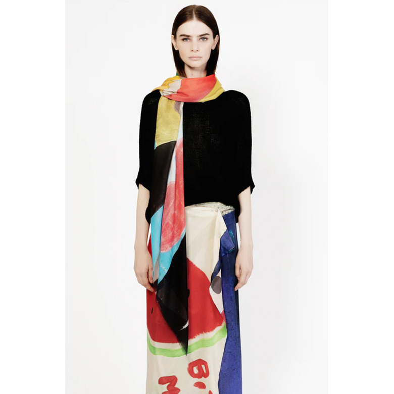 Talking Walls scarf multicolor 2