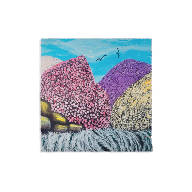 Talking Walls scarf multicolor 1