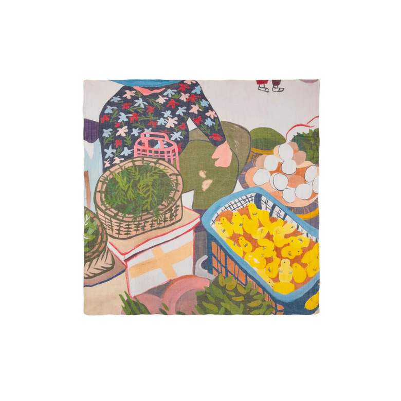 Talking Walls scarf multicolor 1