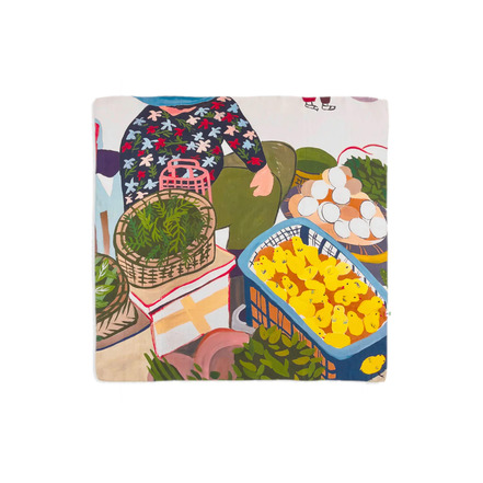 Talking Walls scarf multicolor