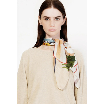 Talking Walls scarf multicolor