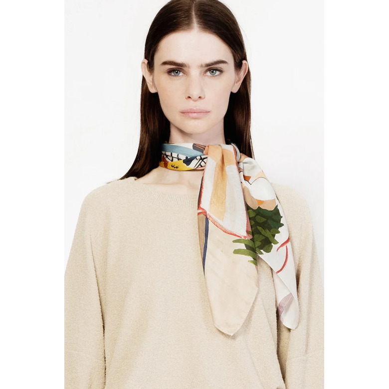 Talking Walls scarf multicolor 2