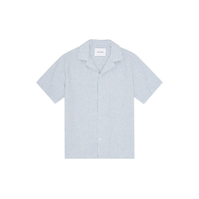 Les Deux hemd blauw 1