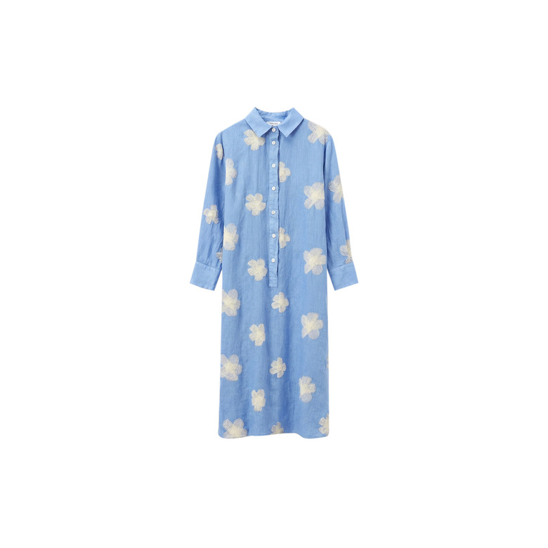 Rosso 35 jurk blauw 1