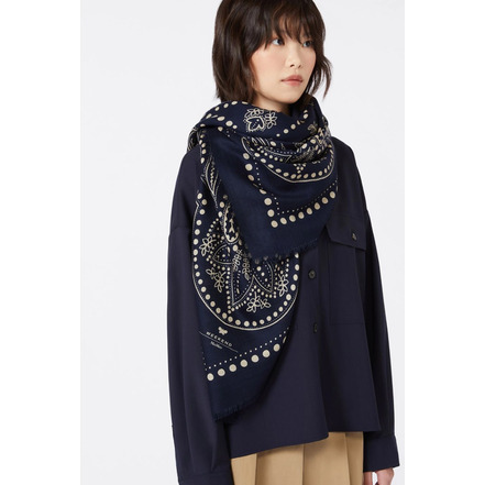 Weekend - Maxmara scarf blue