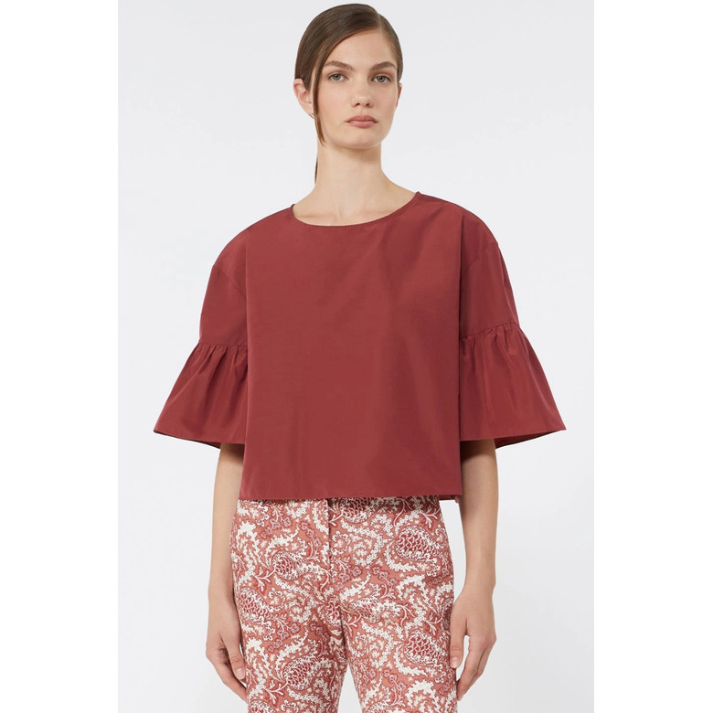 Weekend - Maxmara blouse bordeaux 2