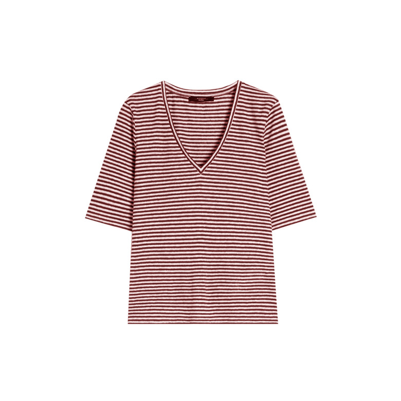 Weekend - Maxmara t-shirt bordeaux 1