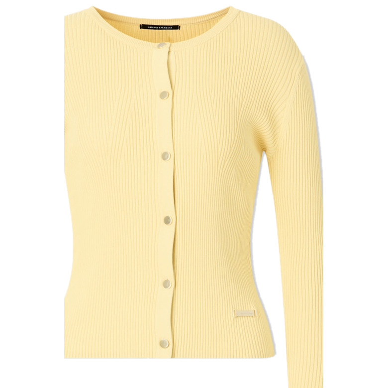 Armani Exchange cardigan geel 2