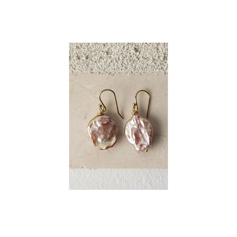Murielle Perrotti boucles d'oreilles rose gold 1