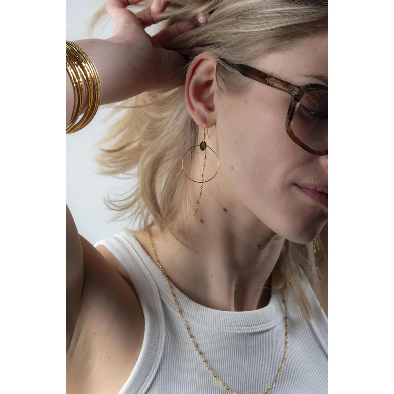 Murielle Perrotti boucles d'oreilles or 2