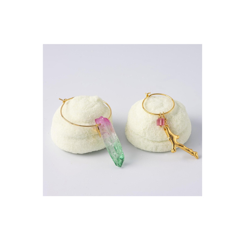 Murielle Perrotti boucles d'oreilles or 1