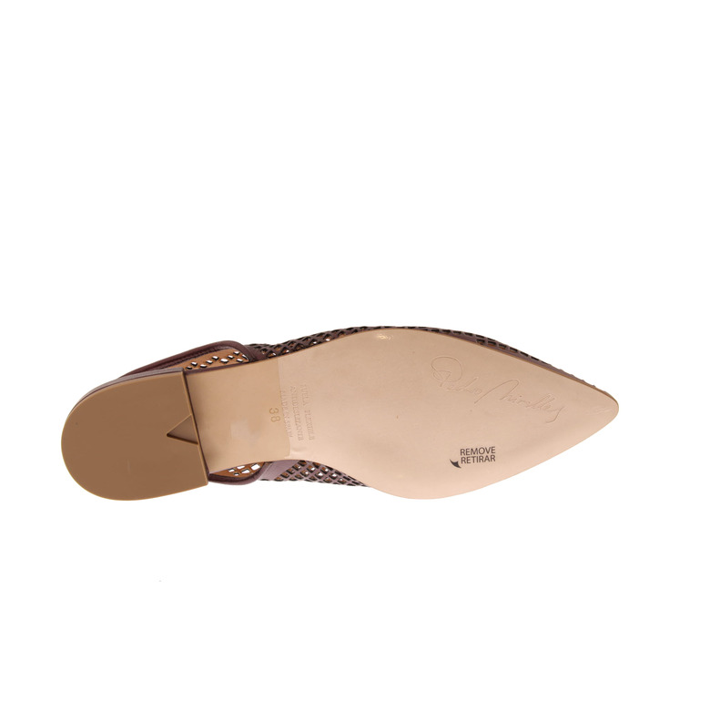 Pedro Miralles slingbacks bronze 5