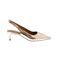 Pedro Miralles slingbacks gold 1