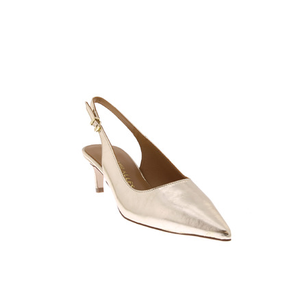 Pedro Miralles slingbacks gold