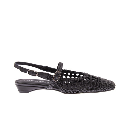 Pedro Miralles slingbacks black