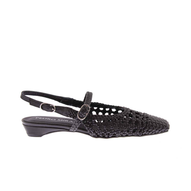 Pedro Miralles slingbacks black 1