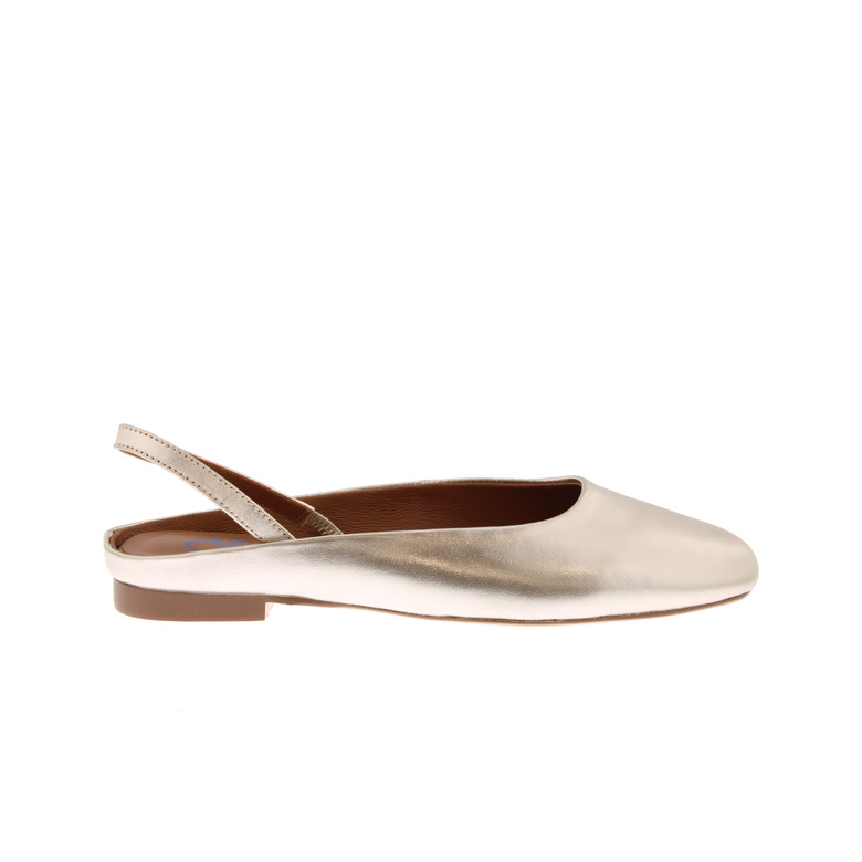 Miss Olivia slingbacks goud 1