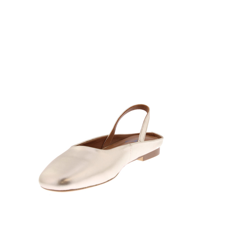 Miss Olivia slingbacks goud 3