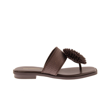 Noa Harmon thong slippers brown