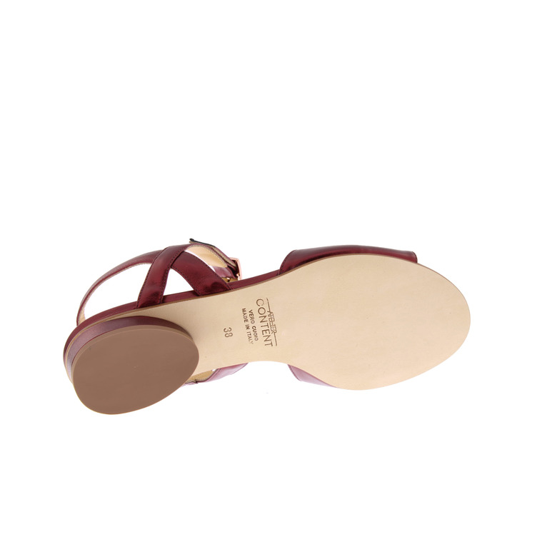 Atelier Content sandalen bordeaux 5