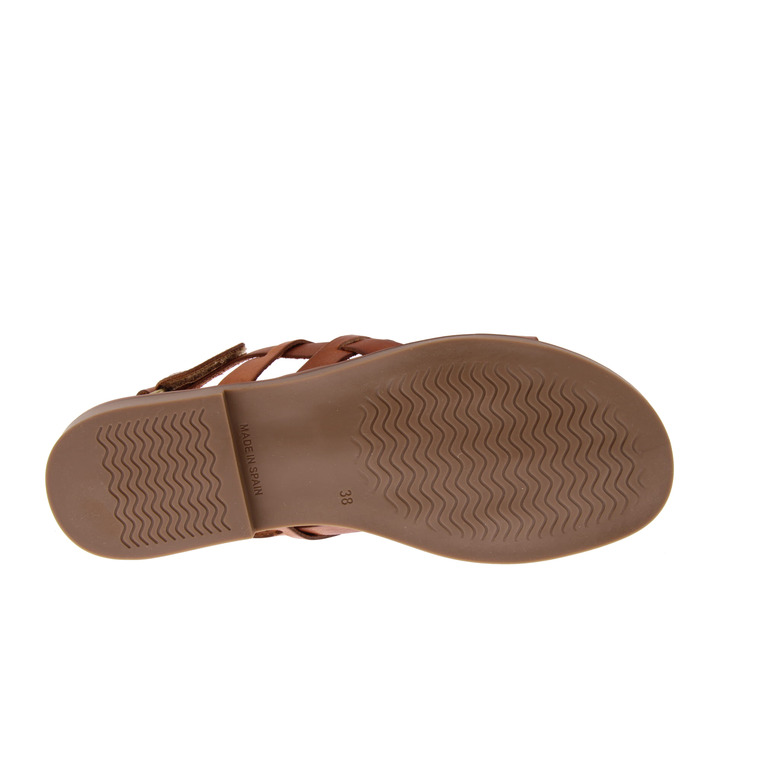 Hee! sandalen cognac 5