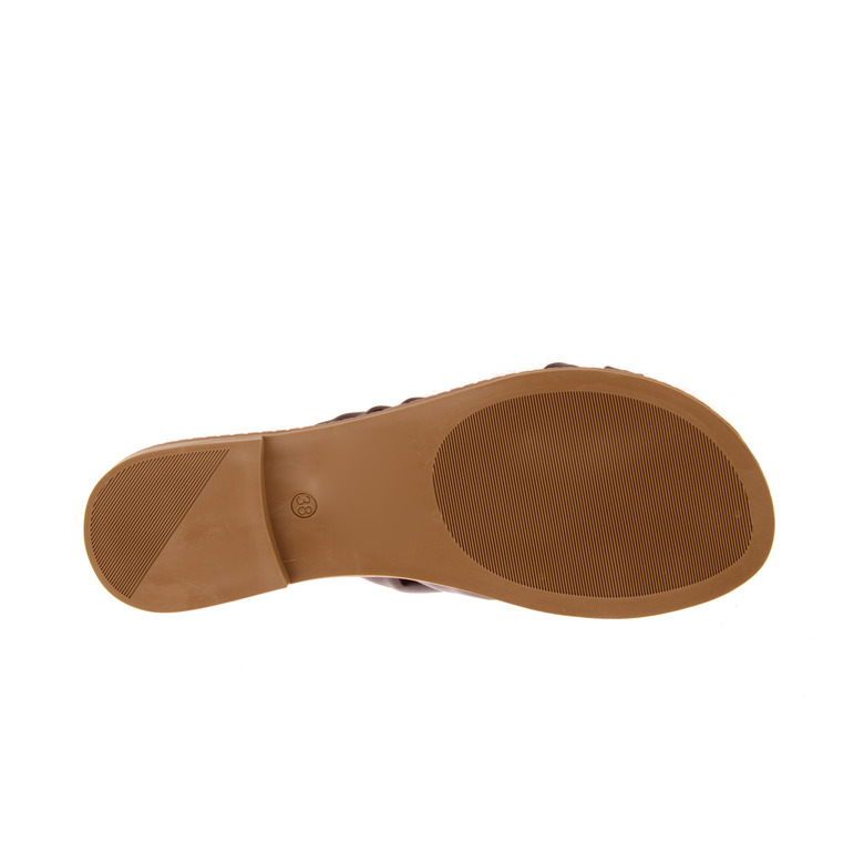 Scapa slippers bruin 5