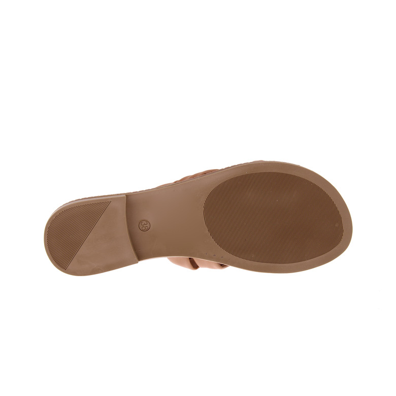 Scapa slippers cognac 5