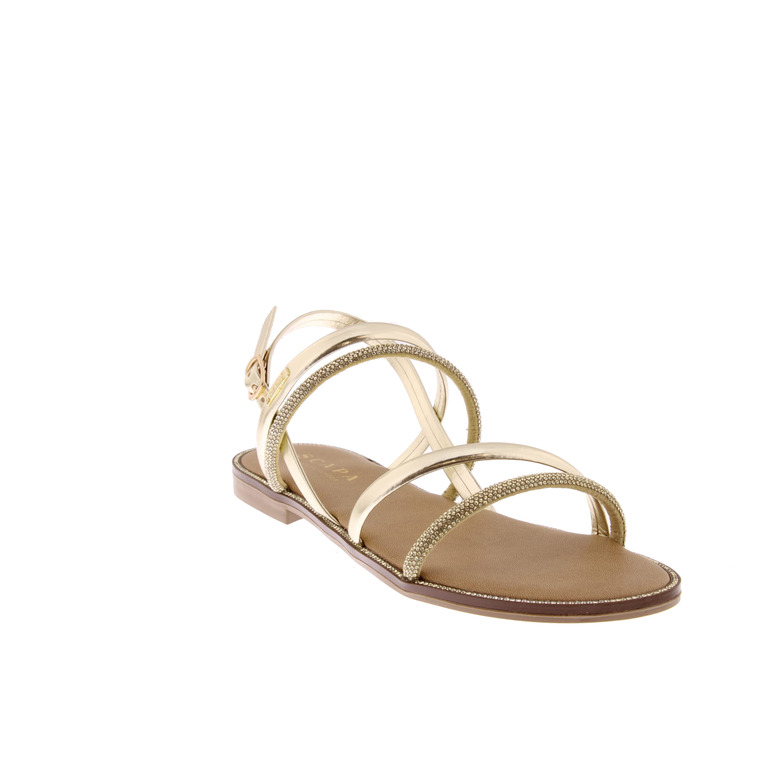 Scapa sandalen goud 2