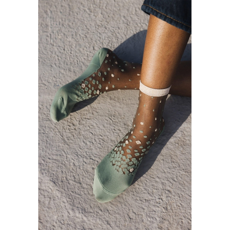 Atelier St Eustache socks green 2