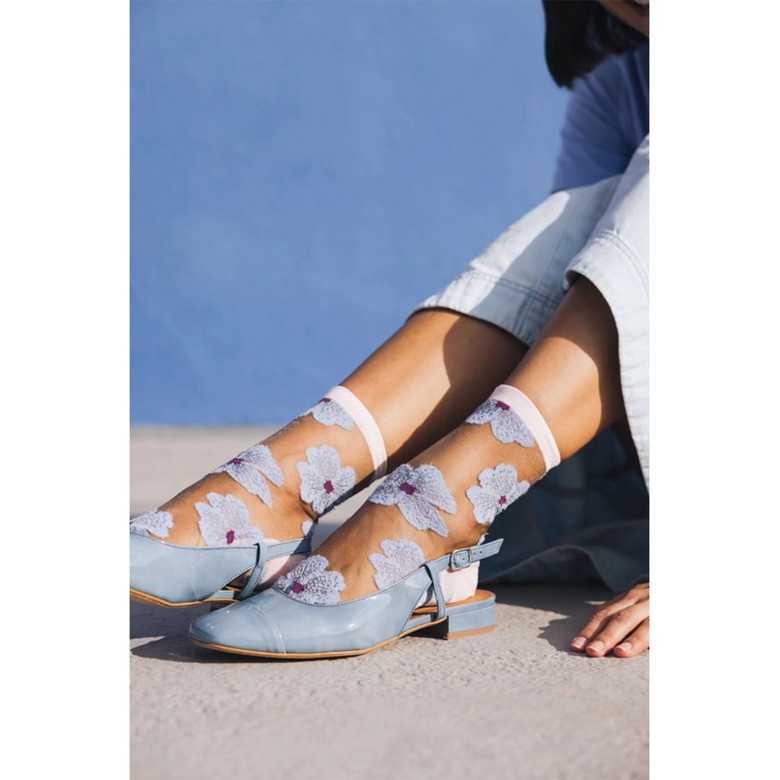 Atelier St Eustache socks violet 3