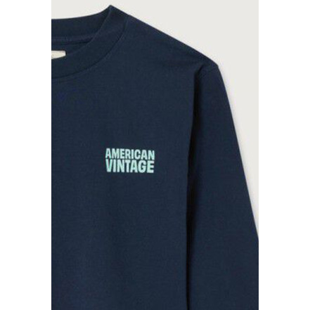 American Vintage t-shirt blau