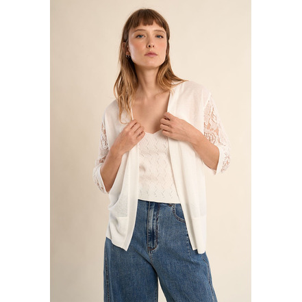 Molly Bracken cardigan ecru