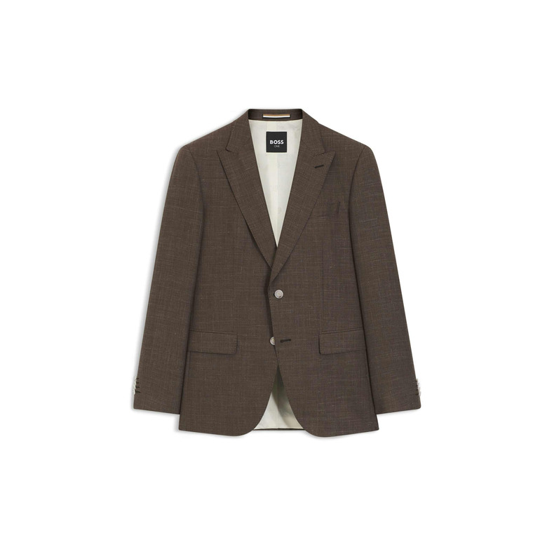 Boss blazer bruin 1