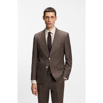 Boss blazer bruin