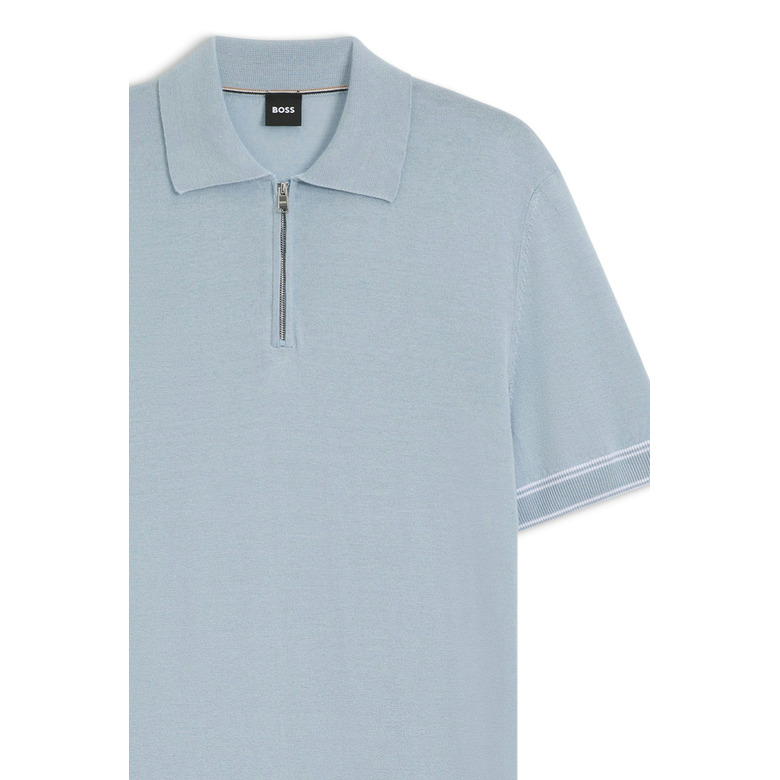 Boss polo blauw 2