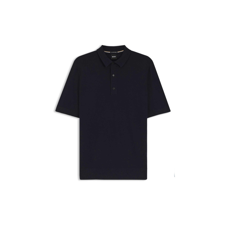 Boss polo blauw 1