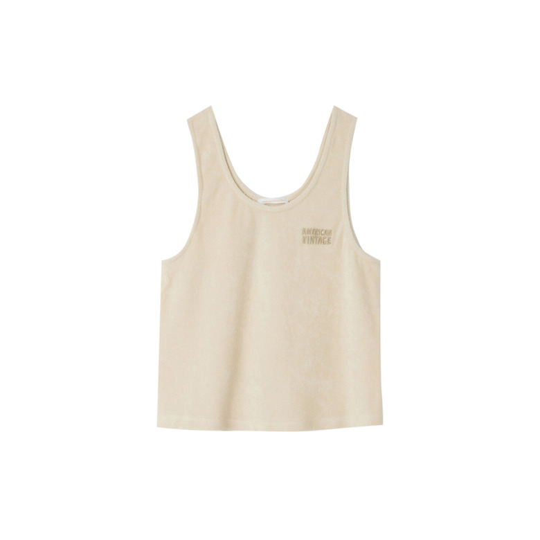 American Vintage topje ecru 1
