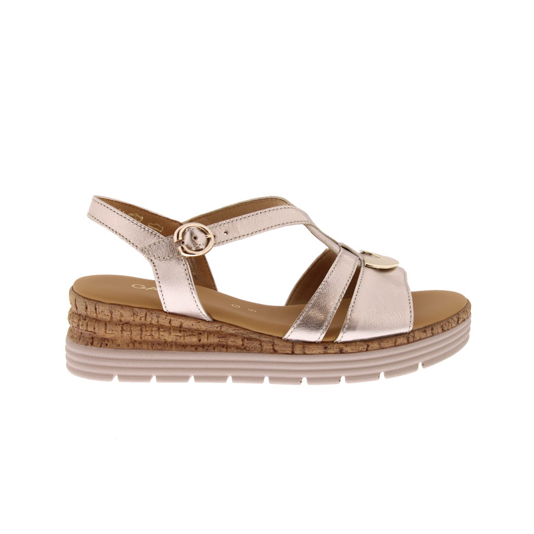 Gabor sandalen brons 1