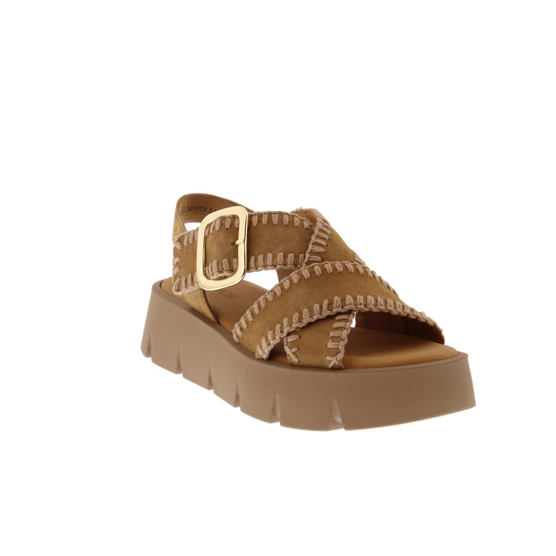 Gabor sandalen camel 2