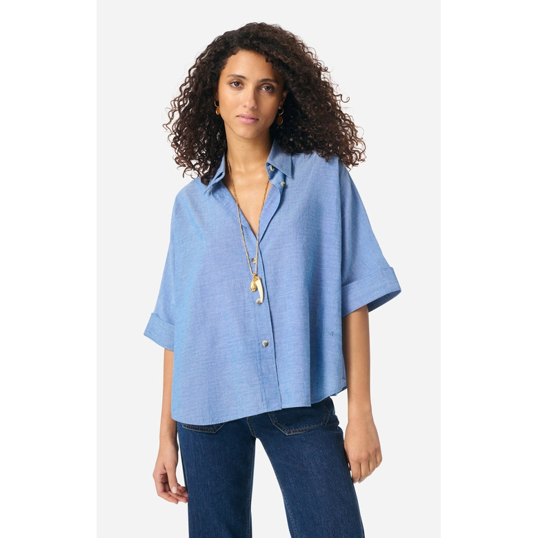 Vanessa Bruno blouse blue 2