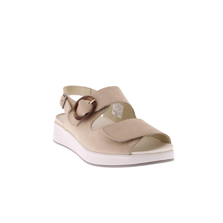 Solidus klettverschluss-schuhe beige